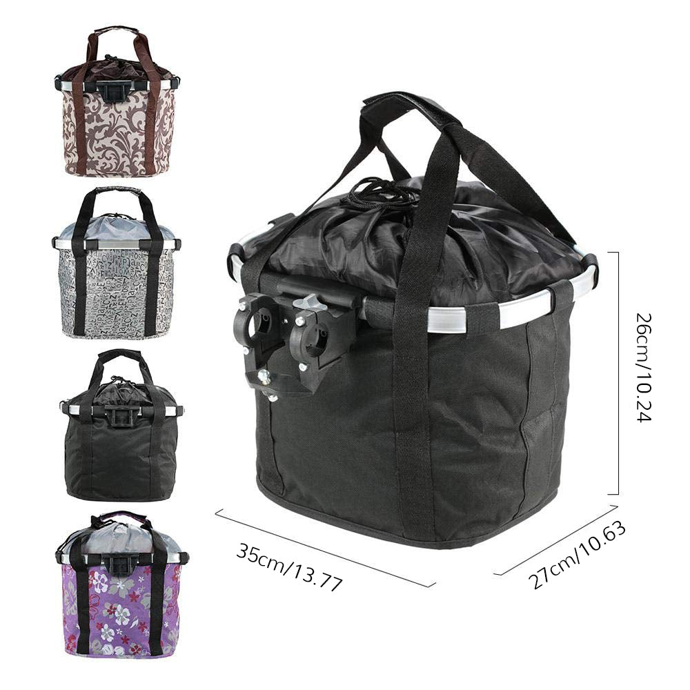 Foldable Aluminum Alloy Bike Basket – Lightweight & Detachable