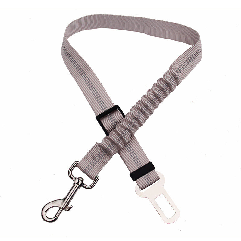 Dog Seat Belt for Car, Adjustable Pet Car Seat Belt with Elastic Bungee, Heavy Duty Dog Car Harness Safety Belt for Small Medium Large Dogs, Pet Travel Accessory