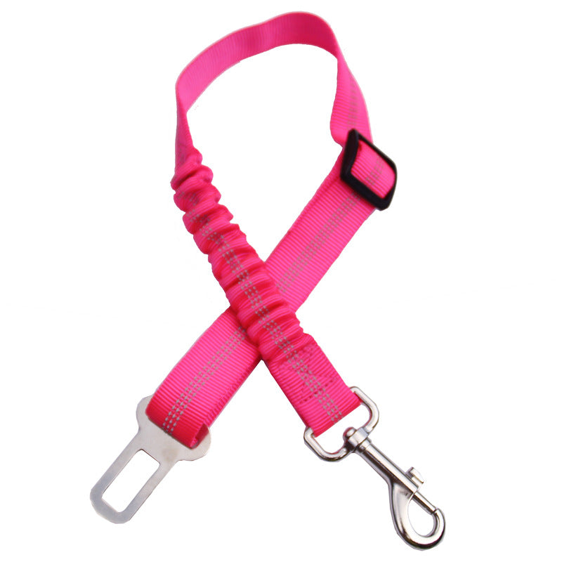 Dog Seat Belt for Car, Adjustable Pet Car Seat Belt with Elastic Bungee, Heavy Duty Dog Car Harness Safety Belt for Small Medium Large Dogs, Pet Travel Accessory