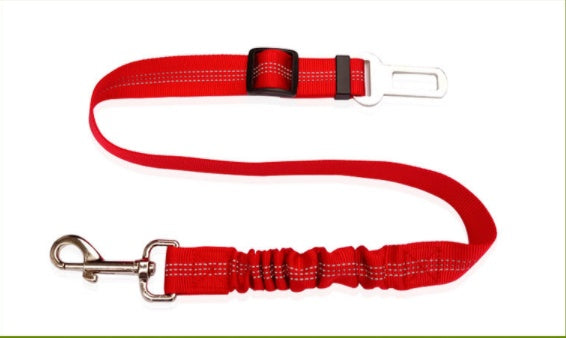 Dog Seat Belt for Car, Adjustable Pet Car Seat Belt with Elastic Bungee, Heavy Duty Dog Car Harness Safety Belt for Small Medium Large Dogs, Pet Travel Accessory