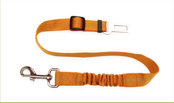 Dog Seat Belt for Car, Adjustable Pet Car Seat Belt with Elastic Bungee, Heavy Duty Dog Car Harness Safety Belt for Small Medium Large Dogs, Pet Travel Accessory