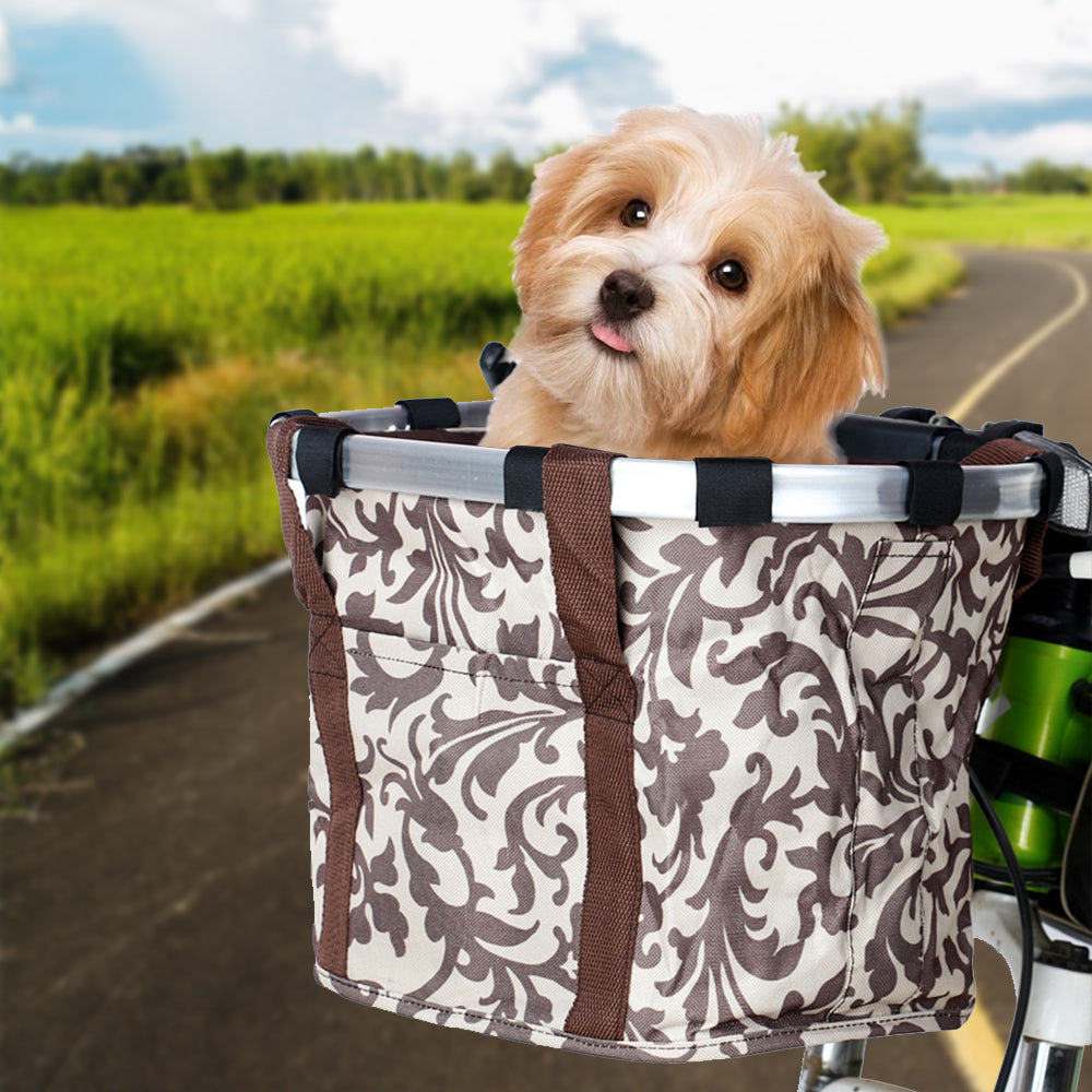 Foldable Aluminum Alloy Bike Basket – Lightweight & Detachable