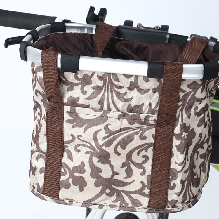 Foldable Aluminum Alloy Bike Basket – Lightweight & Detachable