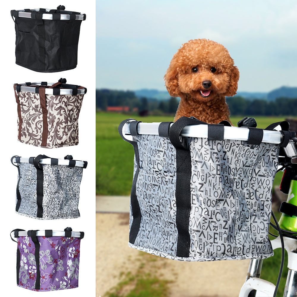 Foldable Aluminum Alloy Bike Basket – Lightweight & Detachable