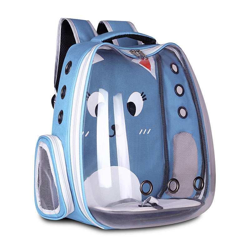 Pet Space Capsule Backpack Breathable Pet Travel Bag for Cat & Small Dog